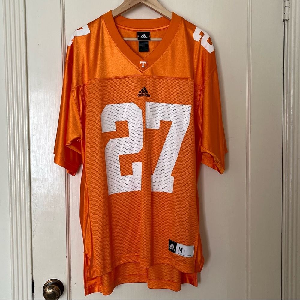 NWOT Adidas 2008 Tennessee Volunteers Orange No. 27 Football Jersey - M
